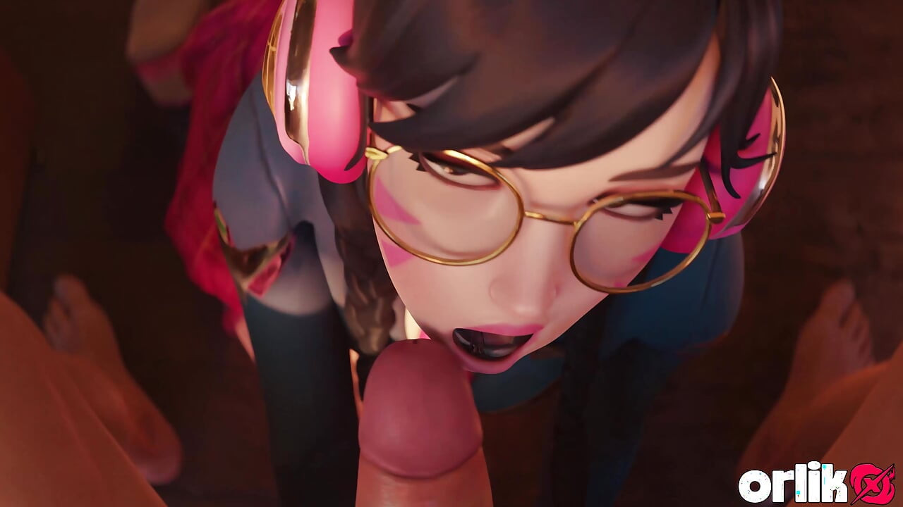 D.va Bad Girl Club Night Shift - Kunder Creampie Fuck - Overwatch 3D Hentai