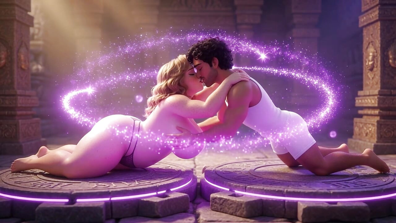 Temple of Lust - Passionate Couple's Erotic Adventure