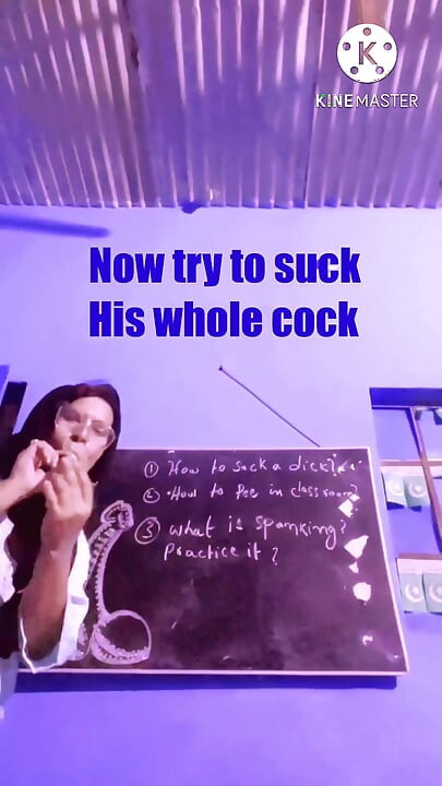 Anal academy, lektion # 4 - Wie lutscht man einen großen schwanz?