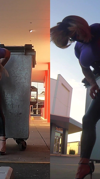 Muscle Slut Exposed and Fucked in Public