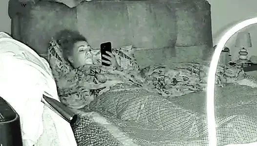 Wife Caught Chatting While Masturbating