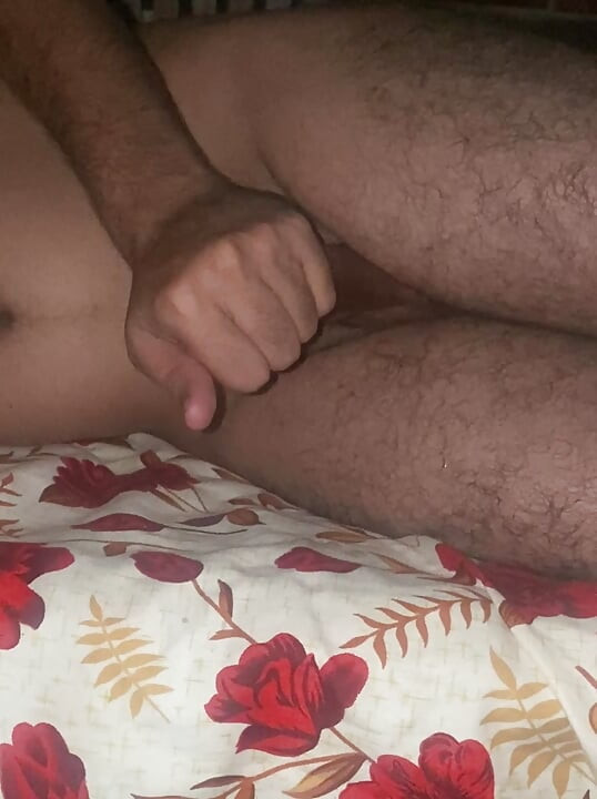Massage dick hard enjoy guy