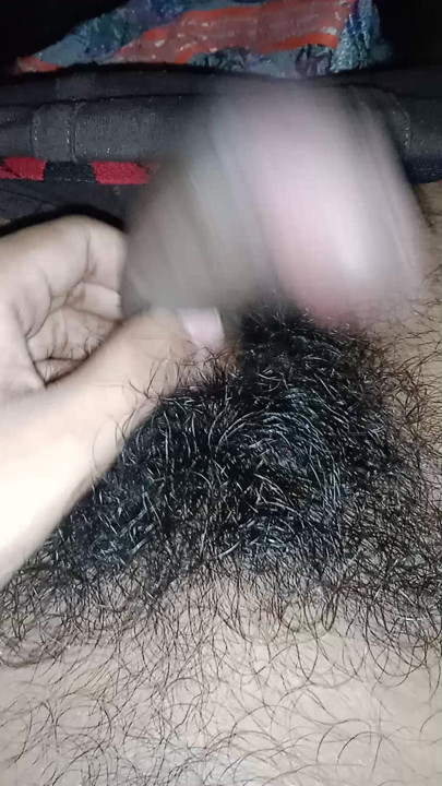 Masturbating in room big dick and long hairs