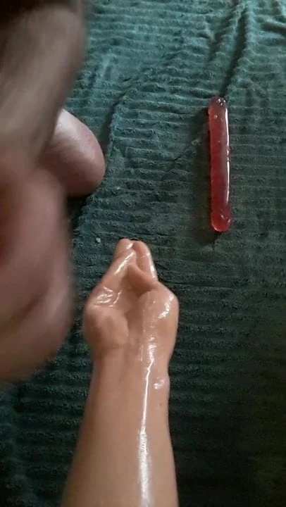 First Time DP With Fist and Dildo