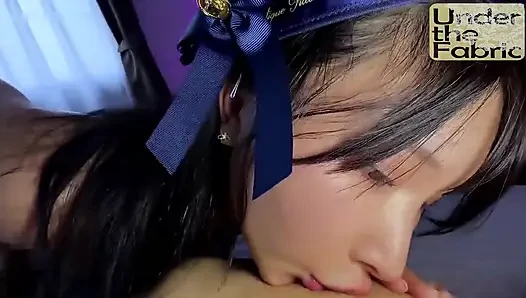 Pov street snap to instant chemistry, si cantik penggemar idola mungil, crot di dalam, dan muncrat banyak banget di pertemuan yang mengejutkan