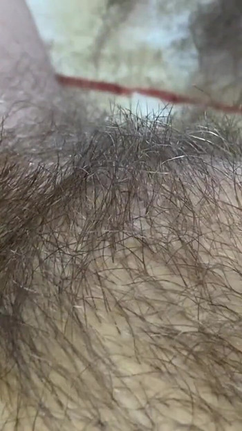 Unforgettable moment from "Hairy bush pussy hair cutting"