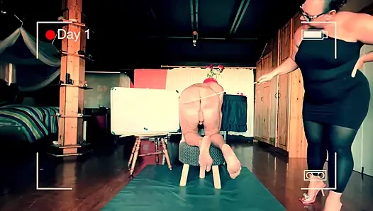 Dominatrix Mistress April - Cane Training Day 1