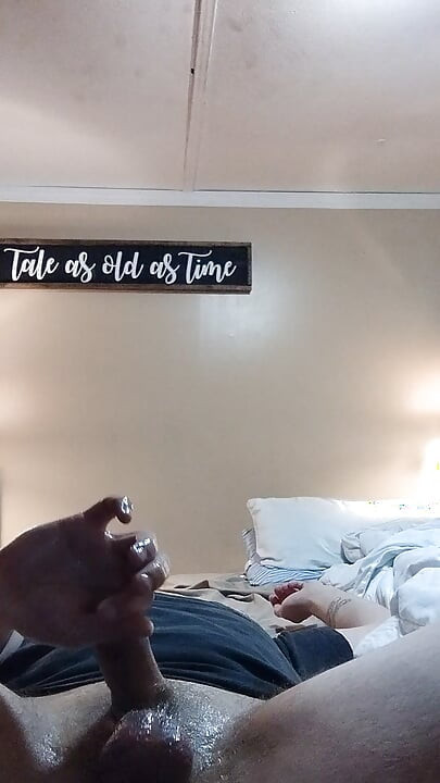 Horny Stepdaddy Strokes Himself