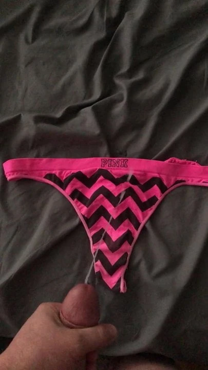 Brandy's pink thong