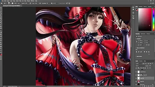 Kurumi timelapse sfw date a live