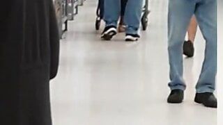 Tit out at supermarket