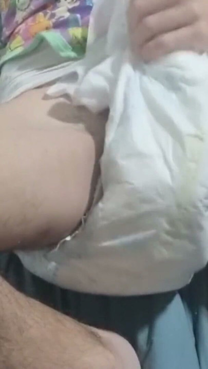 ABDL diaper Boy Jerking off While showing His Feet | Clip 1