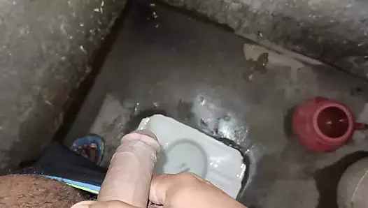 Indian Desi boy masturbation in Bathroom