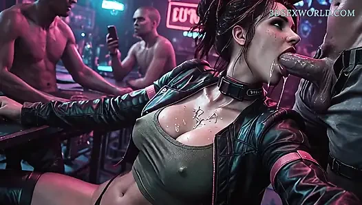 Gangbang Party: Panam Palmer x Cyberpunk (Realistic 3D Gameplay) Ultra Quality