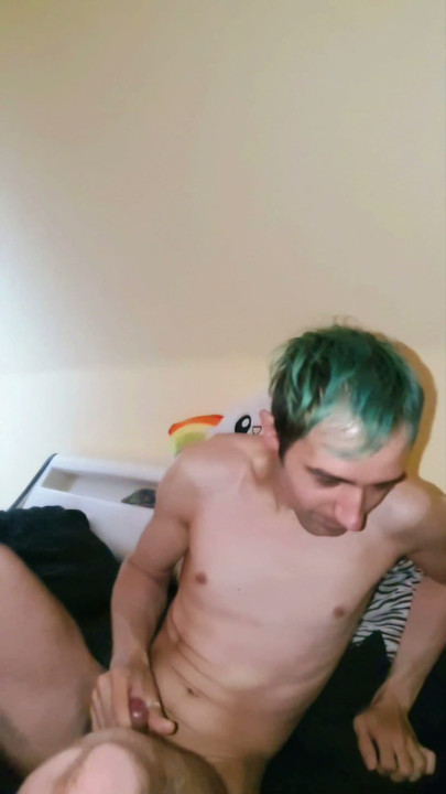 in the morning first jerk off then piss | Clip 1