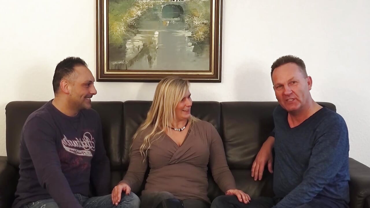 Mature Blonde MILF Double Teamed by Hung Studs in Wild Threesome