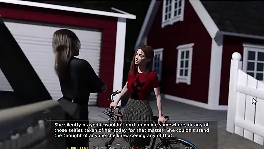 Musim gugur Casey 2 telanjang di hutan