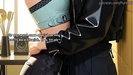 You were desperately trying to fill idol Zoey with your semen (Sex JOI)