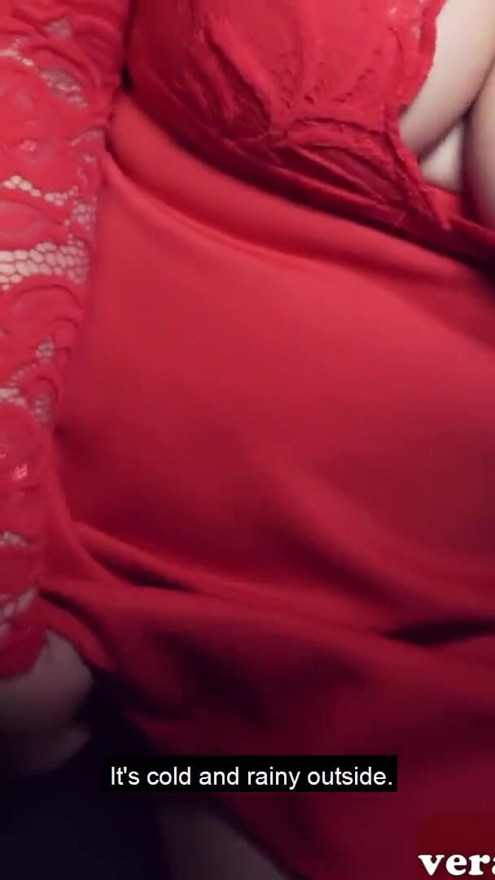 Chubby German Milf slut with natural tits picked up for public sex | Clip 1