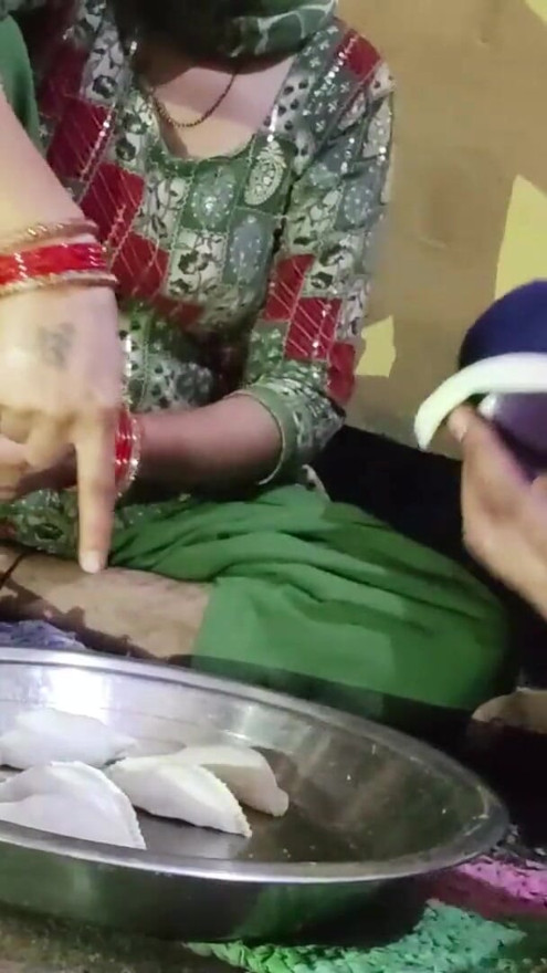 My Bhabi Fucked  in kitchen on Holi Festival make Guziya clear Hindi Talk sex | Clip 1