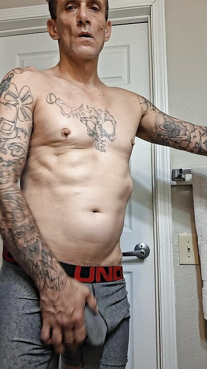 Stroking this cock4