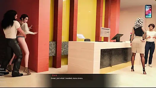 Esra в Стамбуле 5 Esra трахнули многие мужчины, разговаривая с ее бойфрендом, не подозревая