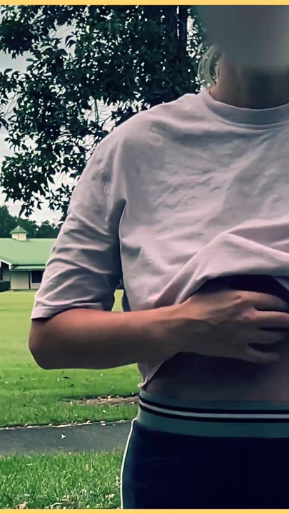 Jaw-dropping moment from "Wifey is dared to play basketball braless and no panties in a short skirt"