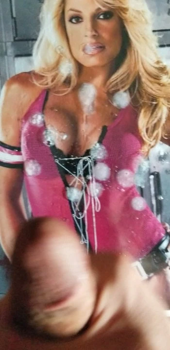 WWE Trish Stratus Cum Tribute