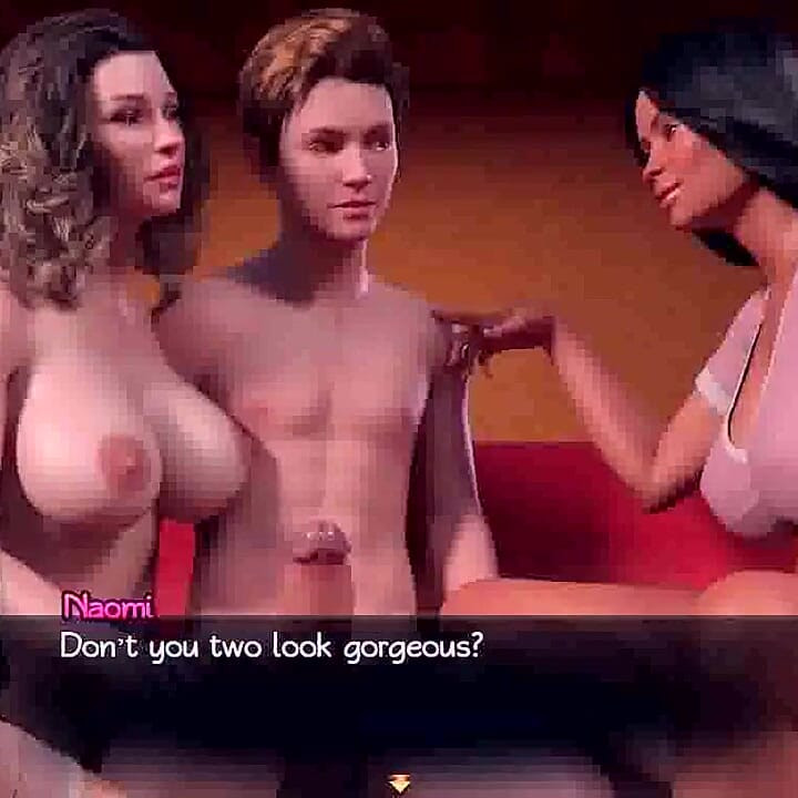Treasure of Nadia: a guy shows his huge dick to two horny MILF's ep 192