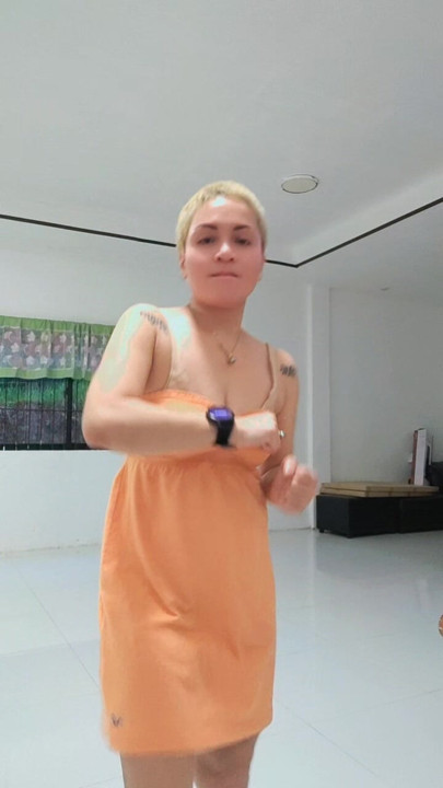 Dancing and having fun..