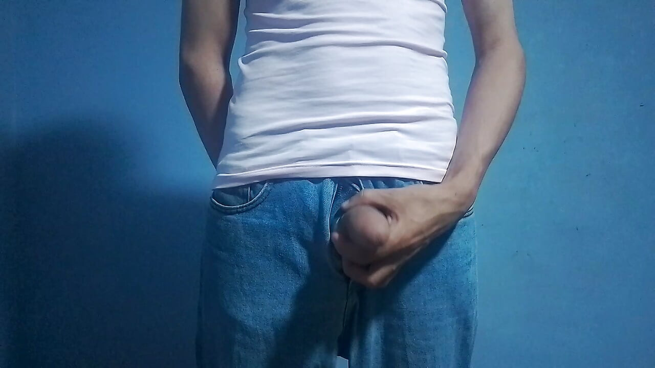 Shows his penis under his trousers