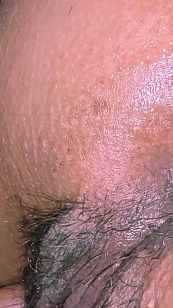 I shave my girlfriend's pussy and anus | Clip 3