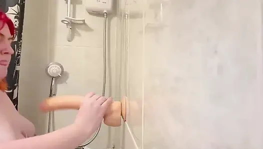 BBW dreckiger spaß mit dildo