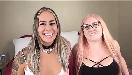 Desperate Amateurs hot Latina mama and sexy college girl have fun riding the saddle and getting their tight pussies pounded hard