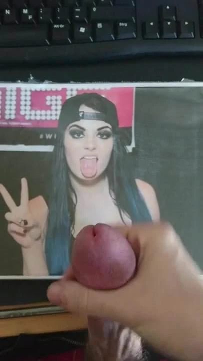Cum Tribut: WWE Paige
