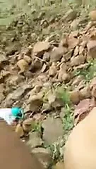 Kannada aunty fucked by two guys in jungle