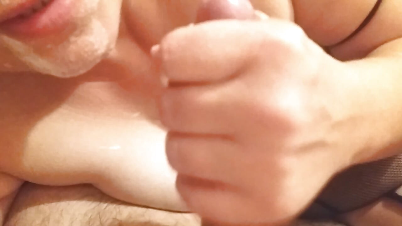 mature wife love whipped cream, deep throat, suck, split, lick. handjob, cumshot