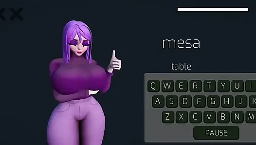 Büyük memeli ve büyük götlü seksi kız