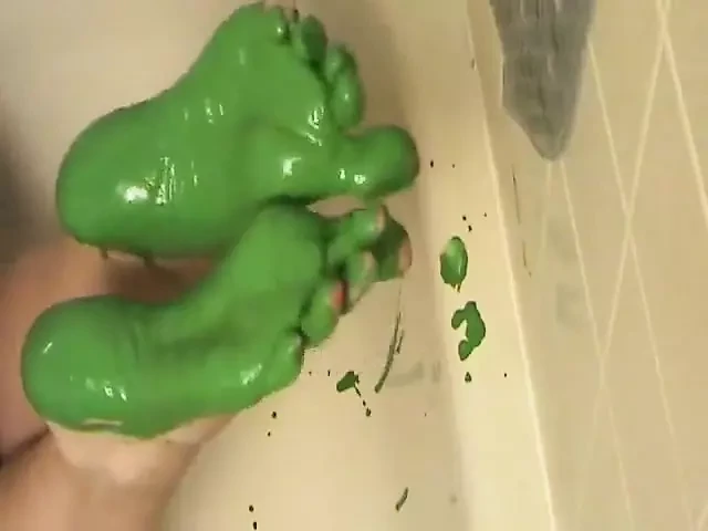 Charlee Chase's Green Feet