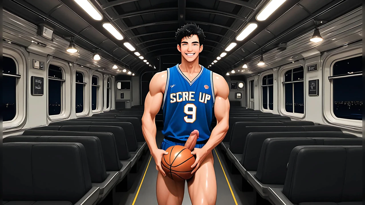 Lustmen Basketball Player Solo Slideshow Anime First-class Cabin Cock Stroking Ai