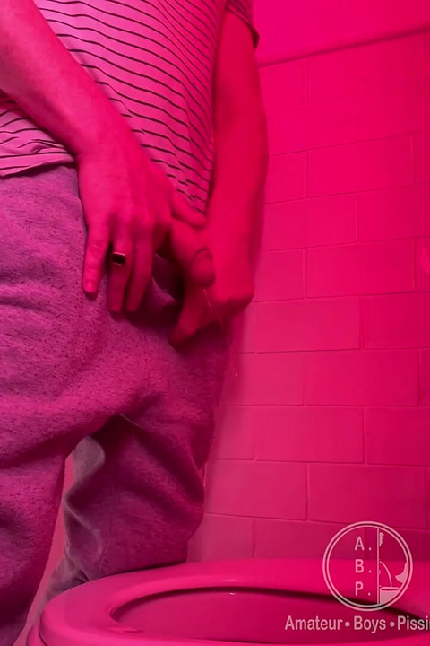 Amateur Sports Boy Caught Peeing