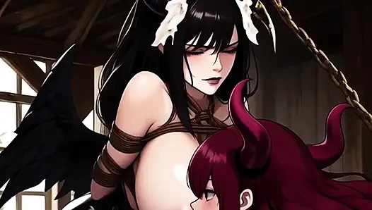 Angels & dämonen werden gefesselt und abgemolken