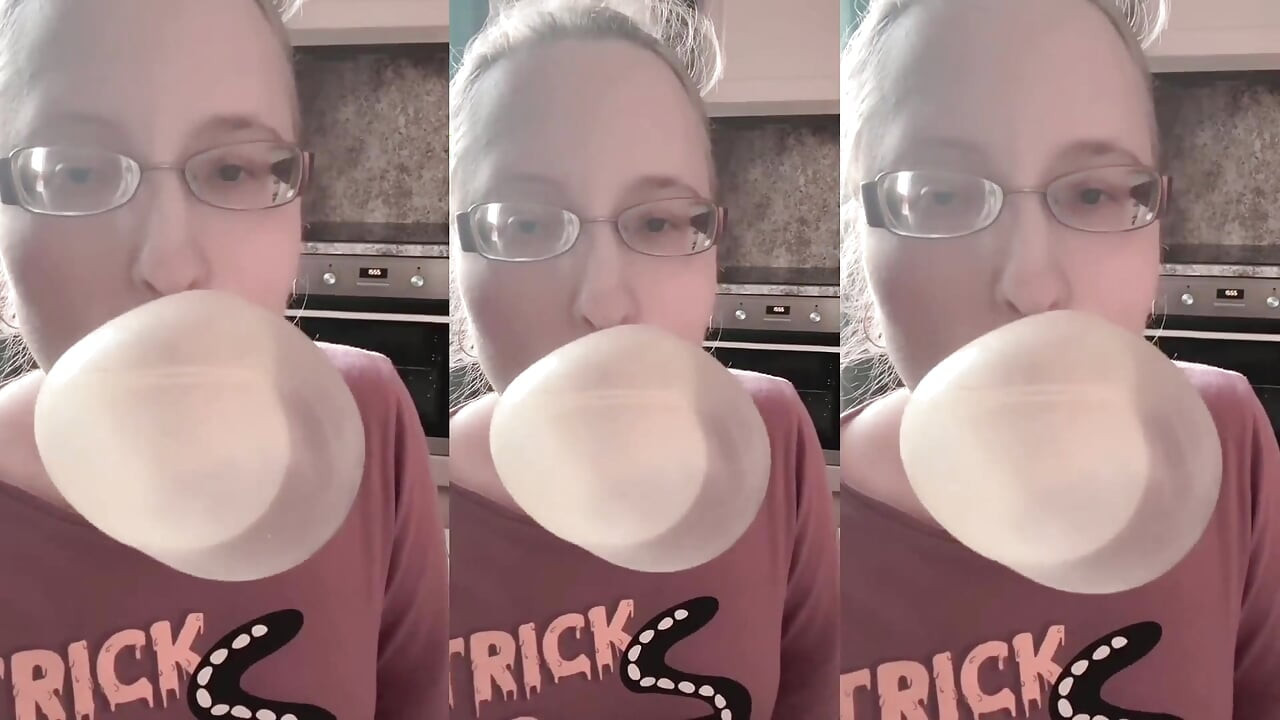 Asmr obrovské bublinové gumové zvukové efekty, poslouchejte ve sluchátkách