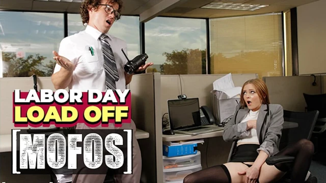 MOFOS - Ava Hardy Rides Her Coworker Robby Apples' Cock, Then Gets The Perfect Dripping Creampie