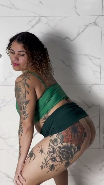 FULFILLING A DREAM OF A FAN DANCING SHOWING HIS ASS | Clip 1