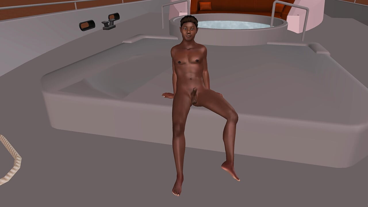 Animated 3D Gay Porn - Solo Black Man Shaking Dick in Doggy Style