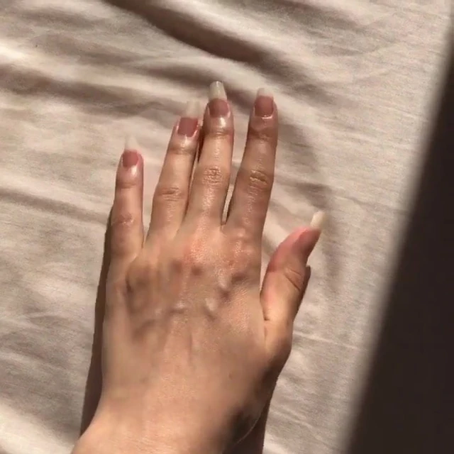 My nails and my hand