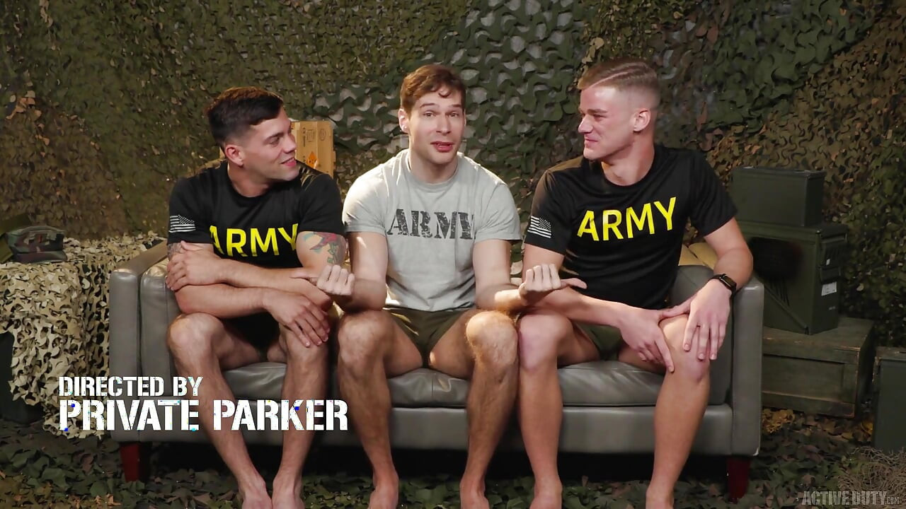 Activeduty - Booty Packing Soldiers Hardcore Railed by Big Cock Hunk
