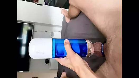 Young Gay boy enjoys his new toys and cums on his hot body