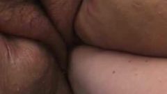 Hairy BBW cunt gets fisted